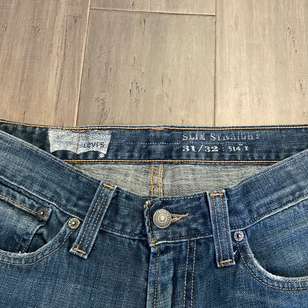 Mens Levis skinny straight non stretch